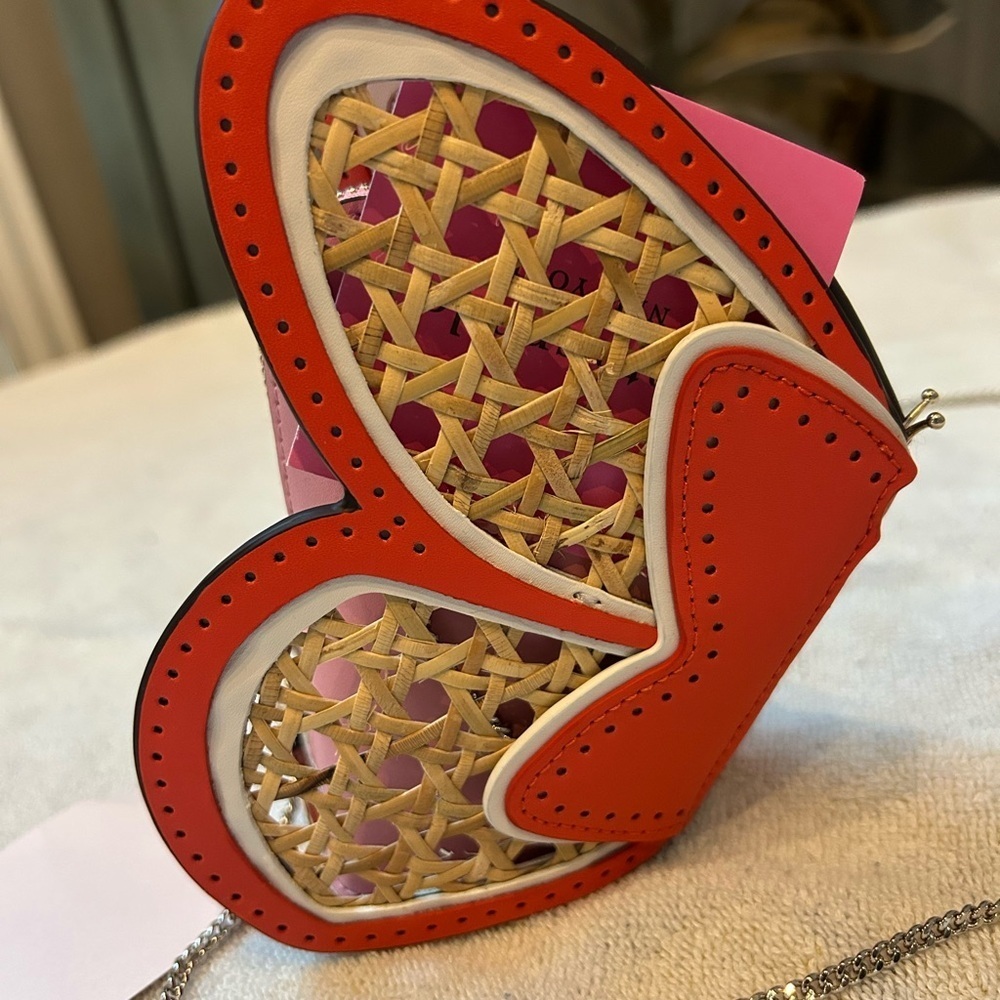 Kate spade wing it coin purse with gold chain